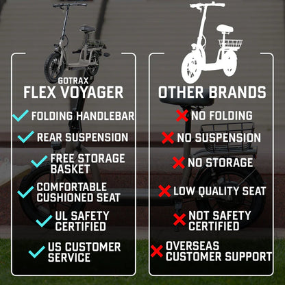 Flex Voyager E-Scooter With Seat